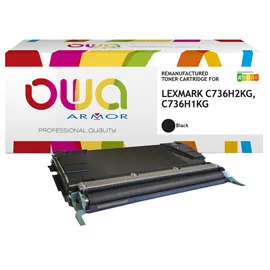 Armor Toner Compatibile per Lexmark C736H1KG Nero_12.000 pag