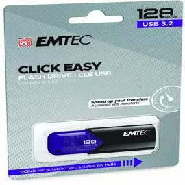 Emtec Memoria USB B110 USB3.2 Clickeasy 128GB viola