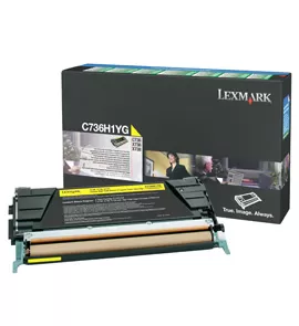 TONER GIALLO C736, X736, X738, ALTA CAPACITA RETURN PROGRAM