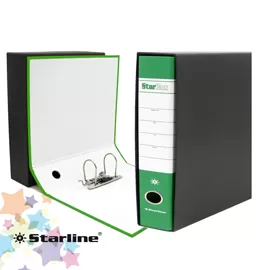 Registratore STARBOX f.to protocollo dorso 8cm verde STARLINE