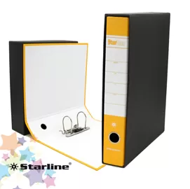 Registratore STARBOX f.to protocollo dorso 5cm giallo STARLINE