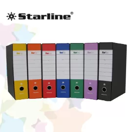 Registratore STARBOX f.to protocollo dorso 8cm viola STARLINE