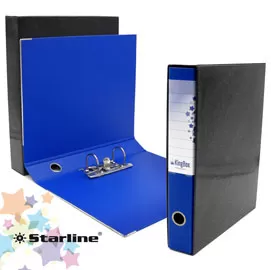 Registratore KINGBOX f.to protocollo dorso 5cm blu STARLINE