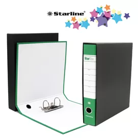 Registratore STARBOX f.to commerciale dorso 5cm verde STARLINE