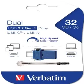 Verbatim USB Drive 3.0 Store ´N´ GO Dual Drive 3.0 / USB C 32GB